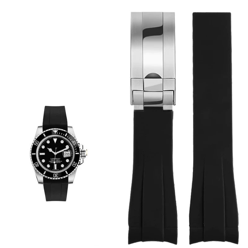 Rolex Watch Submariner - Cinturino per Orologio in Silicone da