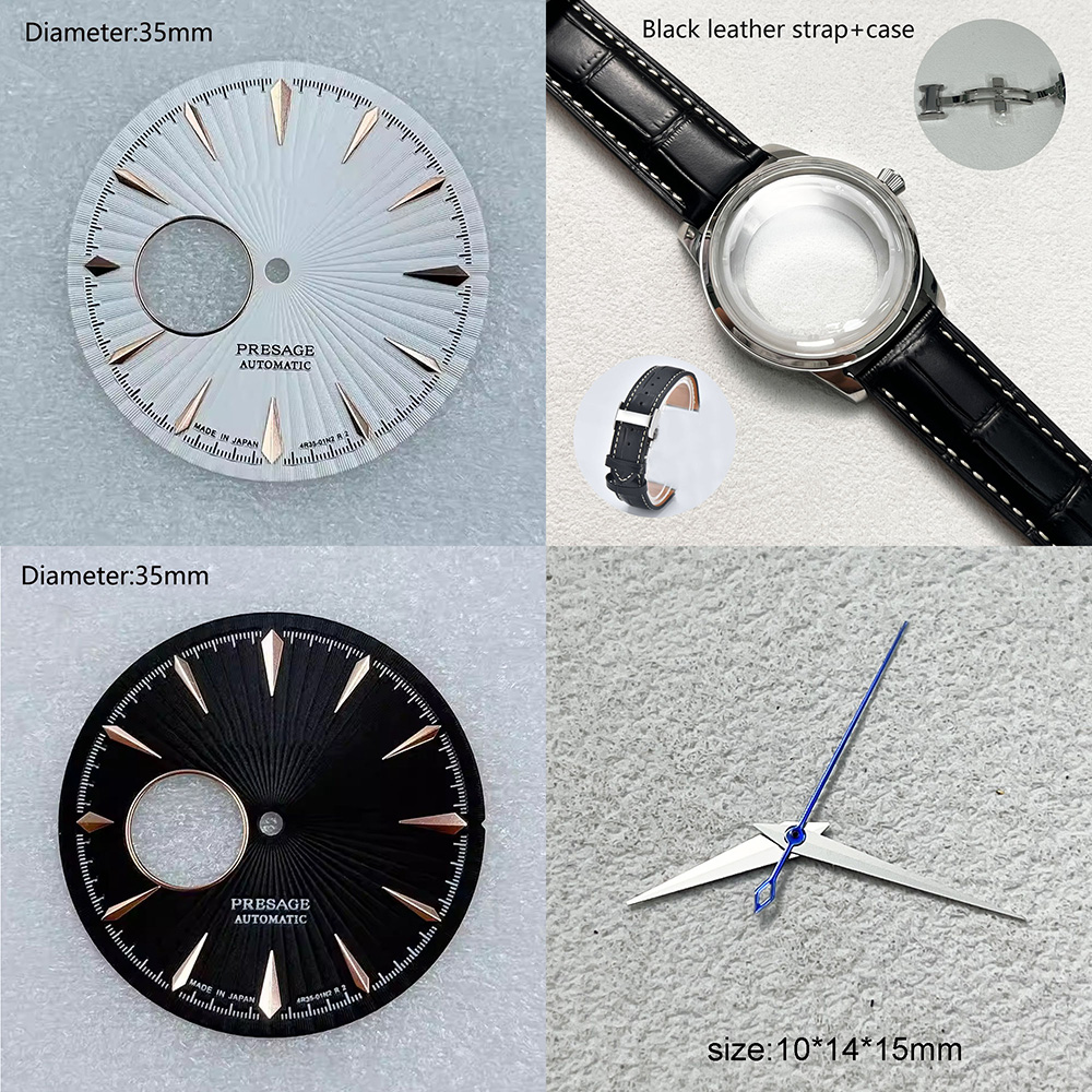 Seiko Watch Presage - Quadrante NH38 35mm con logo S,