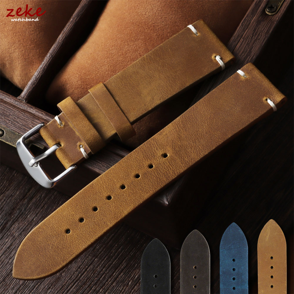 Nato Strap Nylon - Cinturino Vintage in Pelle Olio-Cera Morbida