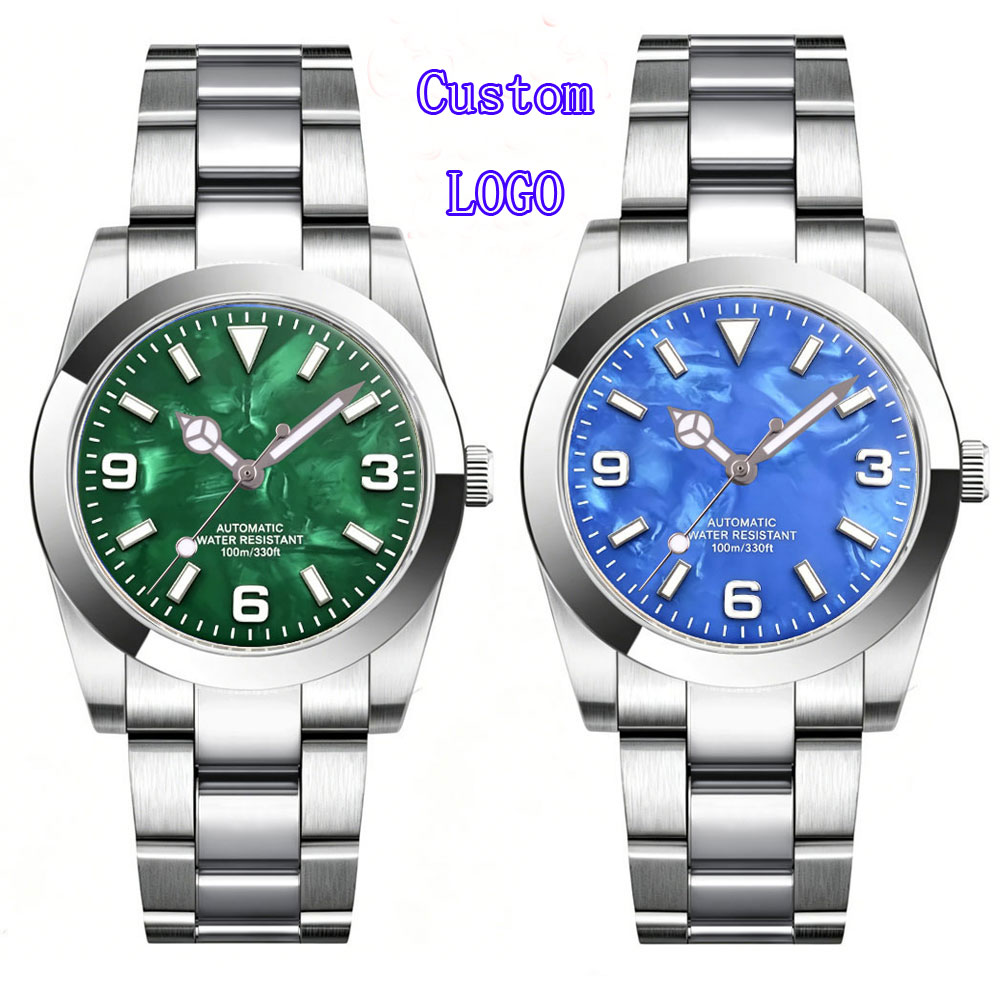 Stainless Bracelet Diver - Orologio con logo personalizzato 36mm 39mm