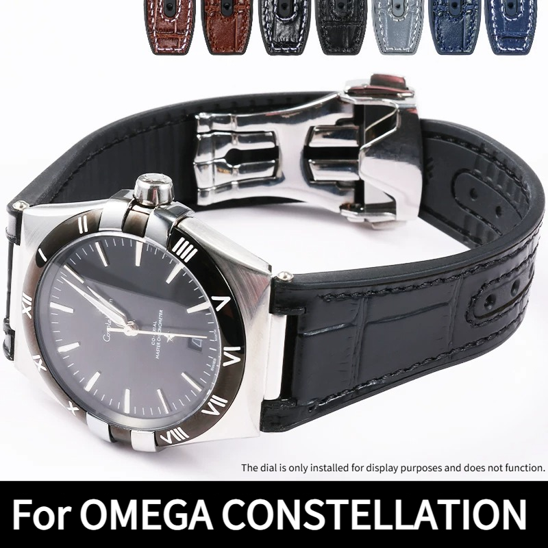 Omega Watch Constellation - Cinturino per orologio in vera pelle