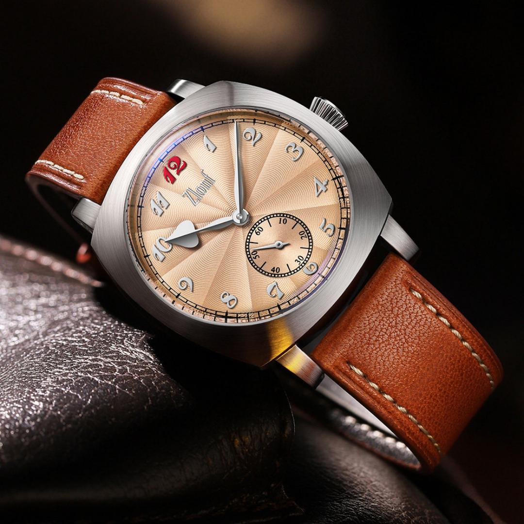 Tropic Strap Vintage - Orologio Vintage da Uomo, Quadrante Salmone,