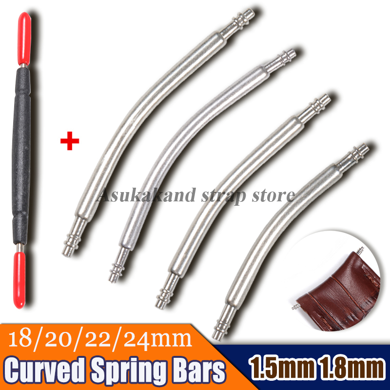 Curved Spring Bar - 10 pz 1.5mm 1.8mm Diametro Barre