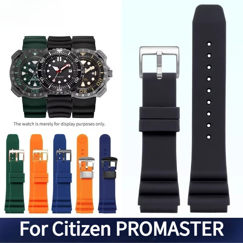 Citizen Watch Promaster - Cinturino in silicone con bordo convesso