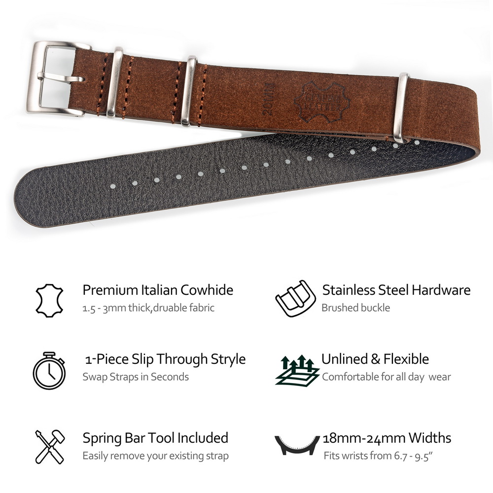 Cinturino per orologio in vera - Tropic Strap Vintage recensione e prezzo