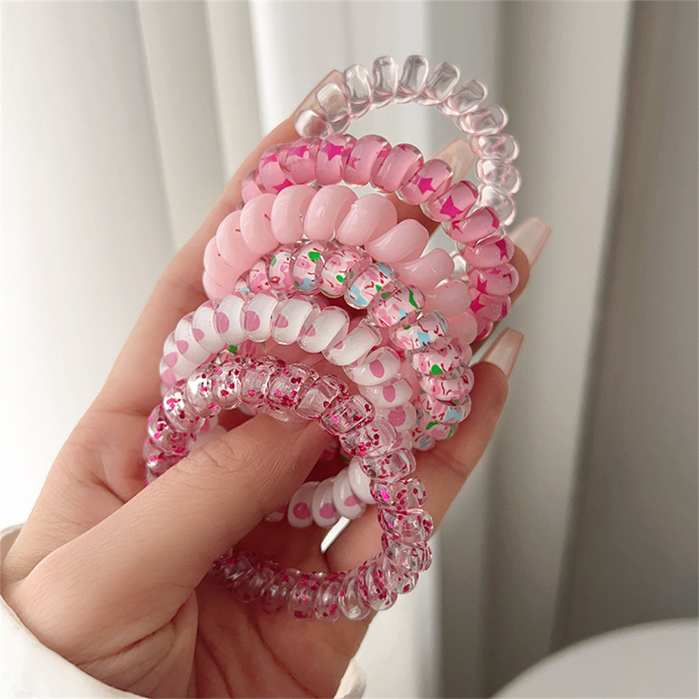 6 Pezzi Elastici per Capelli a - Silicone Band Women recensione e prezzo