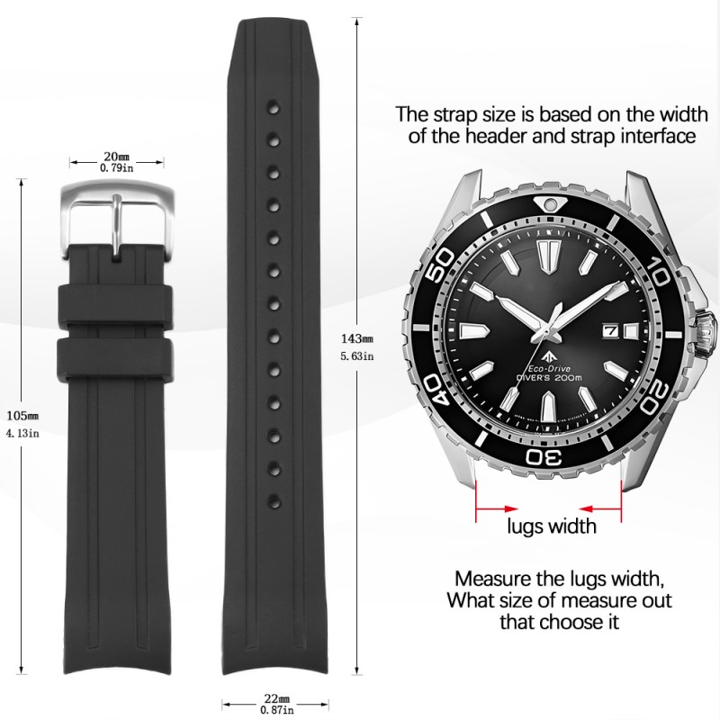 Cinturino per orologio in sili - Citizen Watch Promaster recensione e prezzo