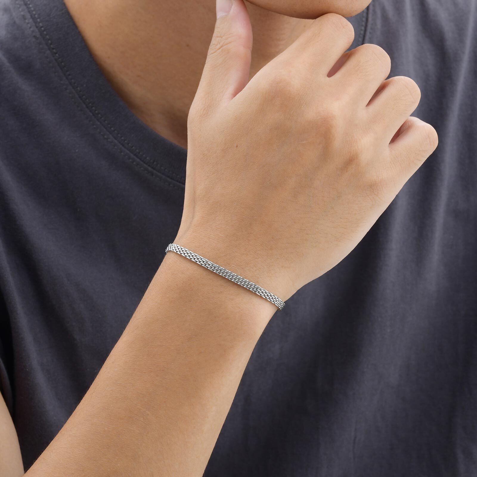 Bracciale a catena con cinturi - Mesh Strap Metal recensione e prezzo