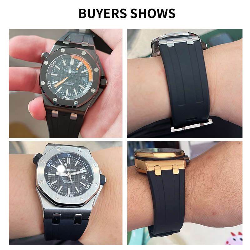 Cinturino per Orologio in Gomm - Audemars Piguet Watch Royal Oak recensione e prezzo