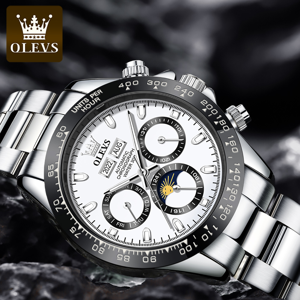 OLEVS 6654 Orologio da uomo di - Rolex Watch Daytona recensione e prezzo