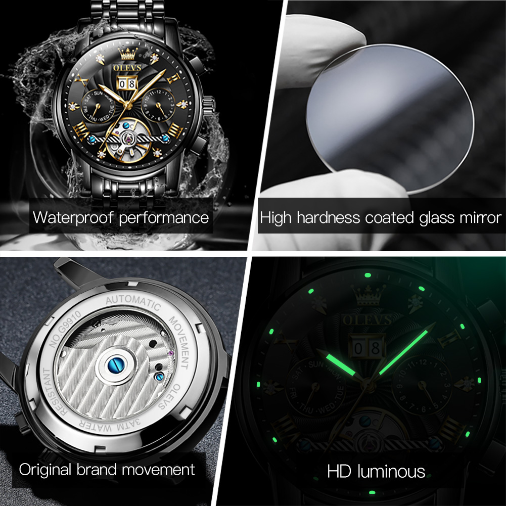 OLEVS Orologi da uomo classici - Rolex Watch Daytona recensione e prezzo