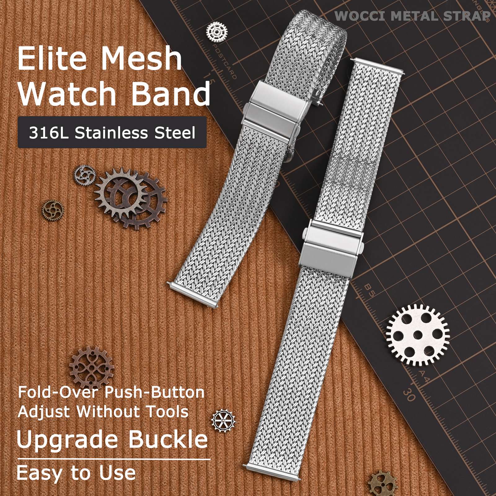 Cinturino per orologio in meta - Mesh Strap Metal recensione e prezzo