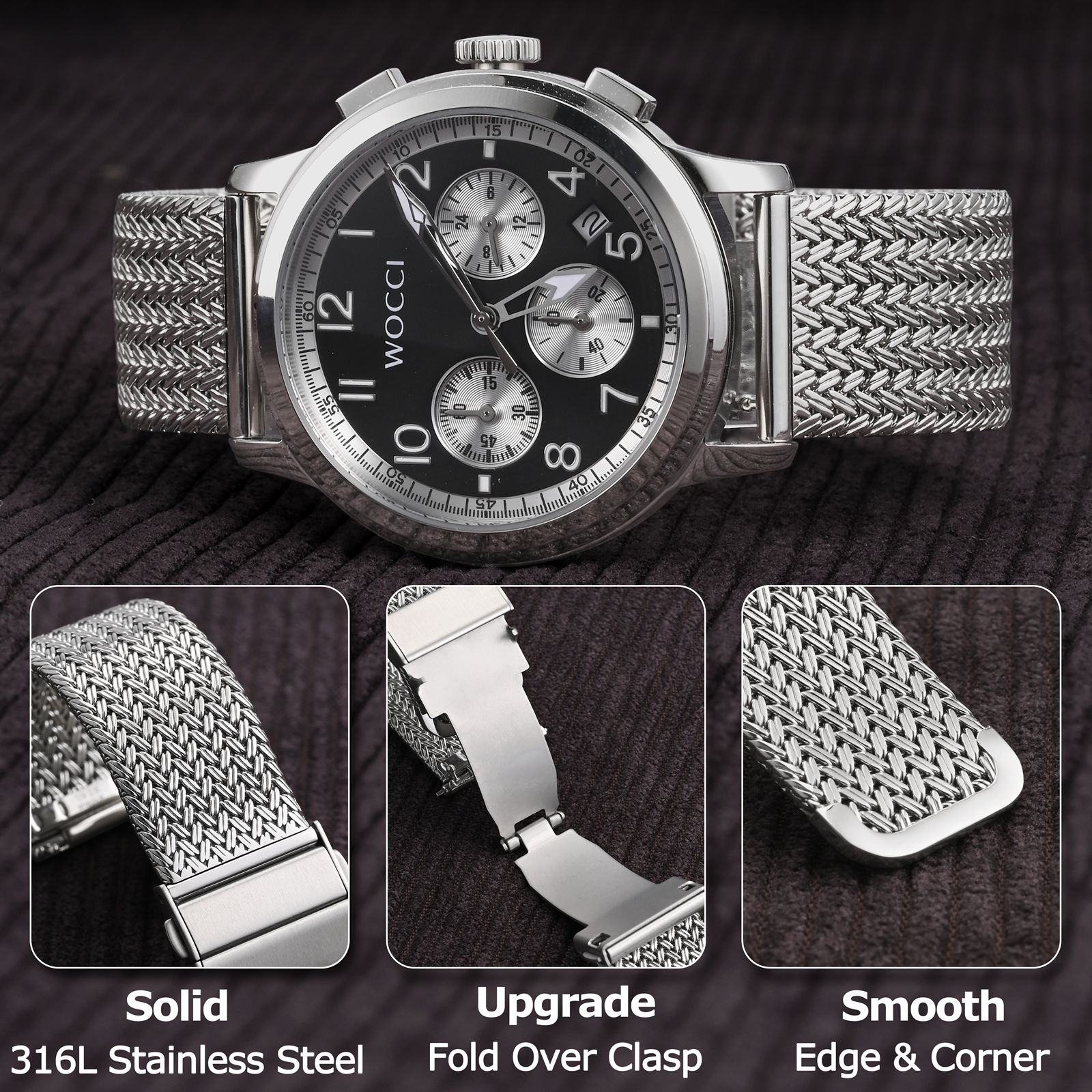 Cinturino per orologio in meta - Mesh Strap Metal recensione e prezzo