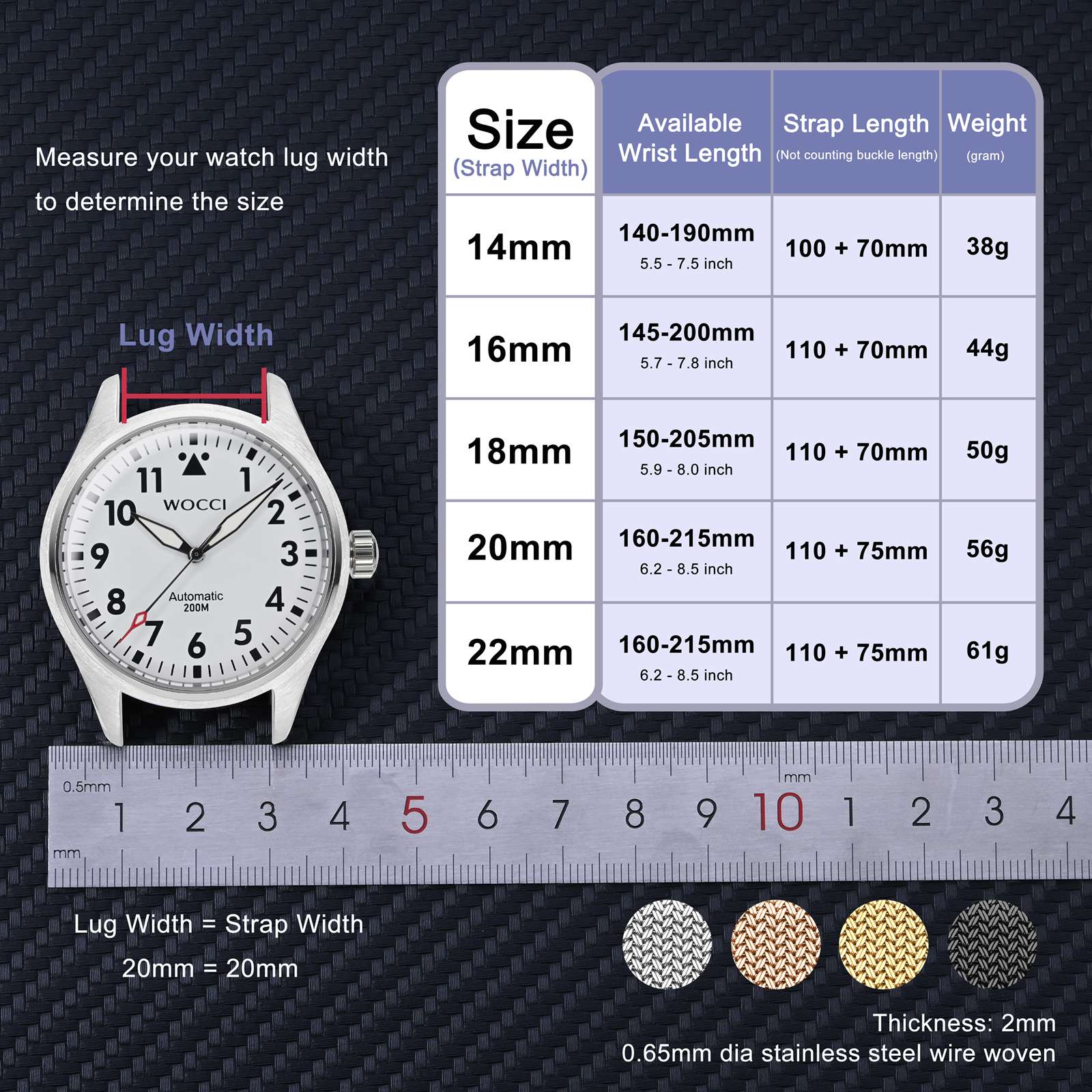 Cinturino per orologio in meta - Mesh Strap Metal recensione e prezzo