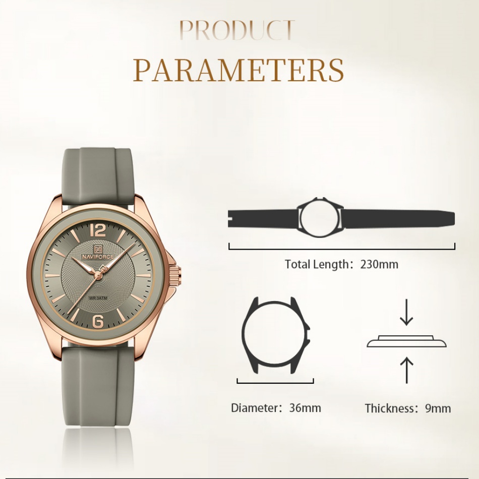Nuovo Stile NAVIFORCE Orologi  - Silicone Band Women recensione e prezzo