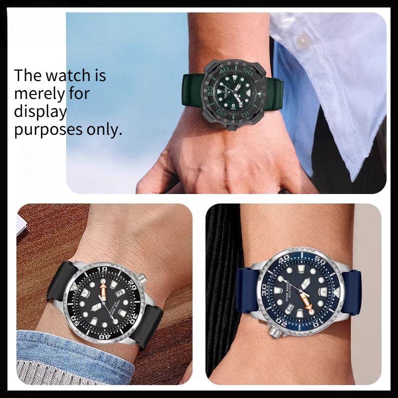 Cinturino in silicone con bord - Citizen Watch Promaster recensione e prezzo