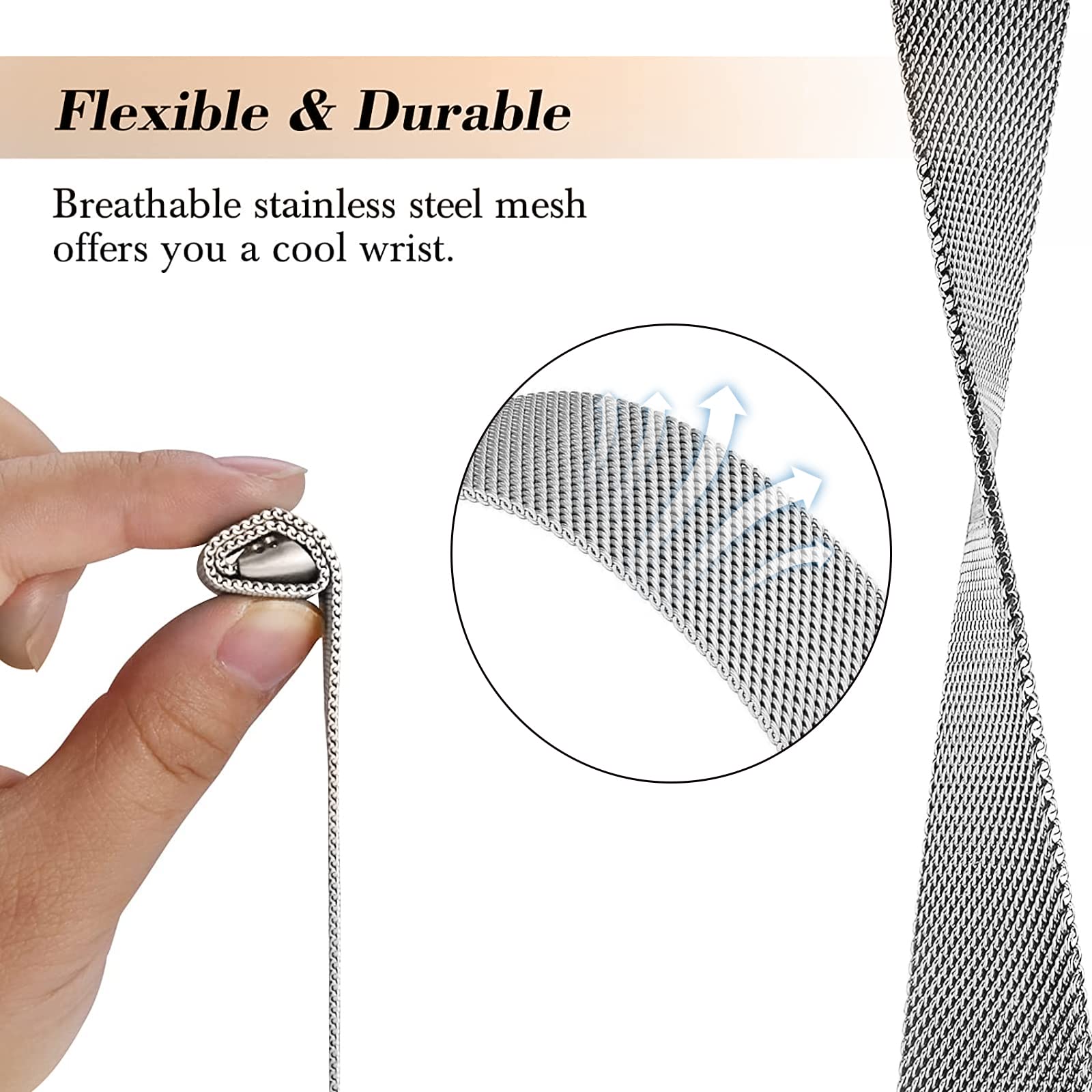 Anello milanese Per fitbit cha - Milanese Loop Magnetic recensione e prezzo